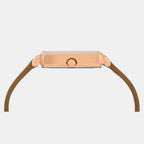 Fashion Women Quartz White Dial Analog Leather Watch TWEL20800