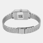 Fashion Women Quartz Pink Dial Analog Stainless Steel Watch TWEL20801