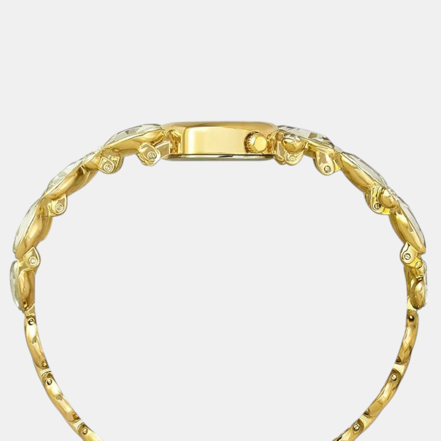 Fria Women Quartz Mother Of Pearl Dial Analog Brass Watch TWEL20901