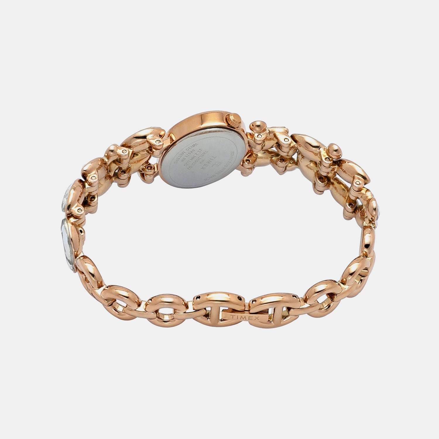 Fria Women Quartz Mother Of Pearl Dial Analog Brass Watch TWEL20902