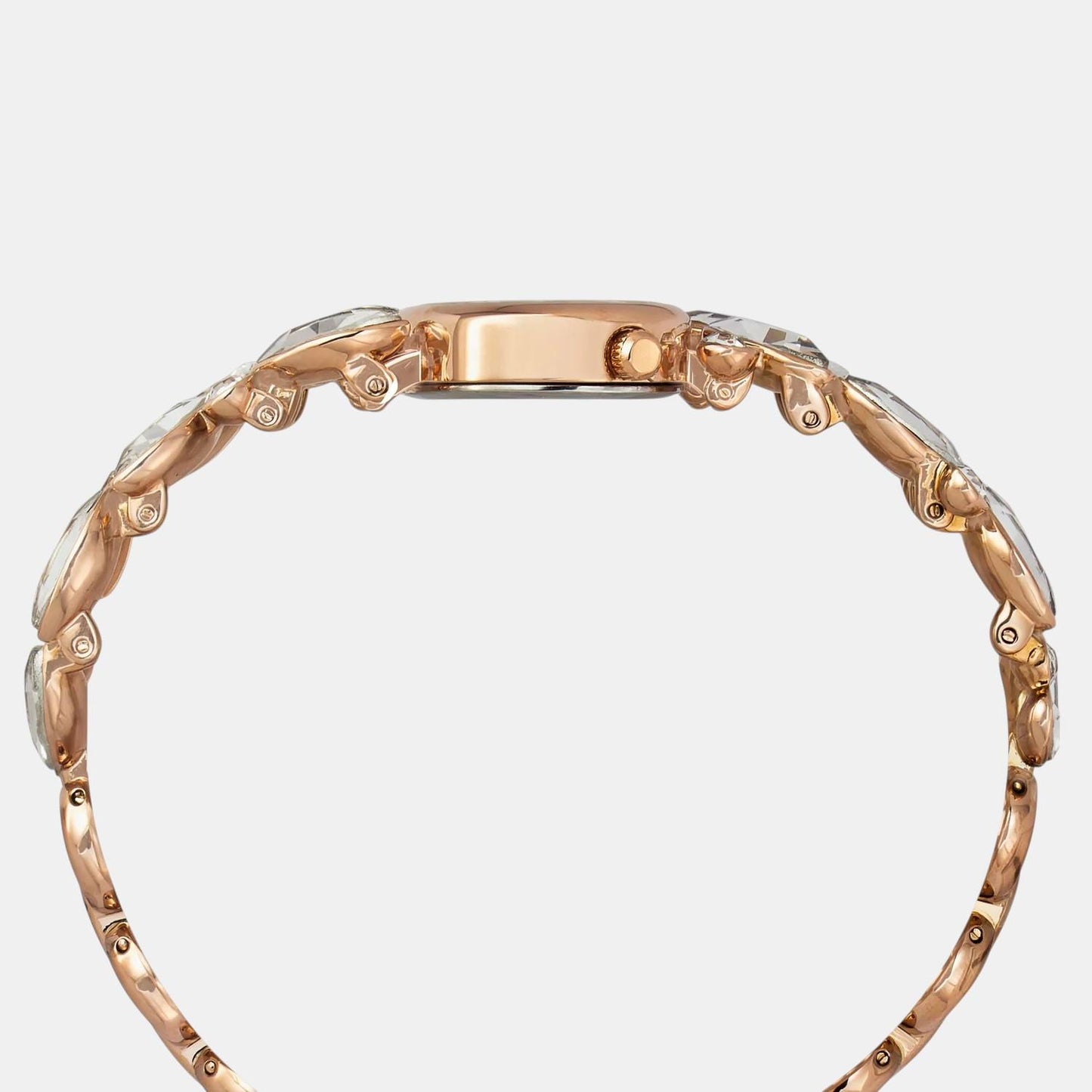 Fria Women Quartz Mother Of Pearl Dial Analog Brass Watch TWEL20902