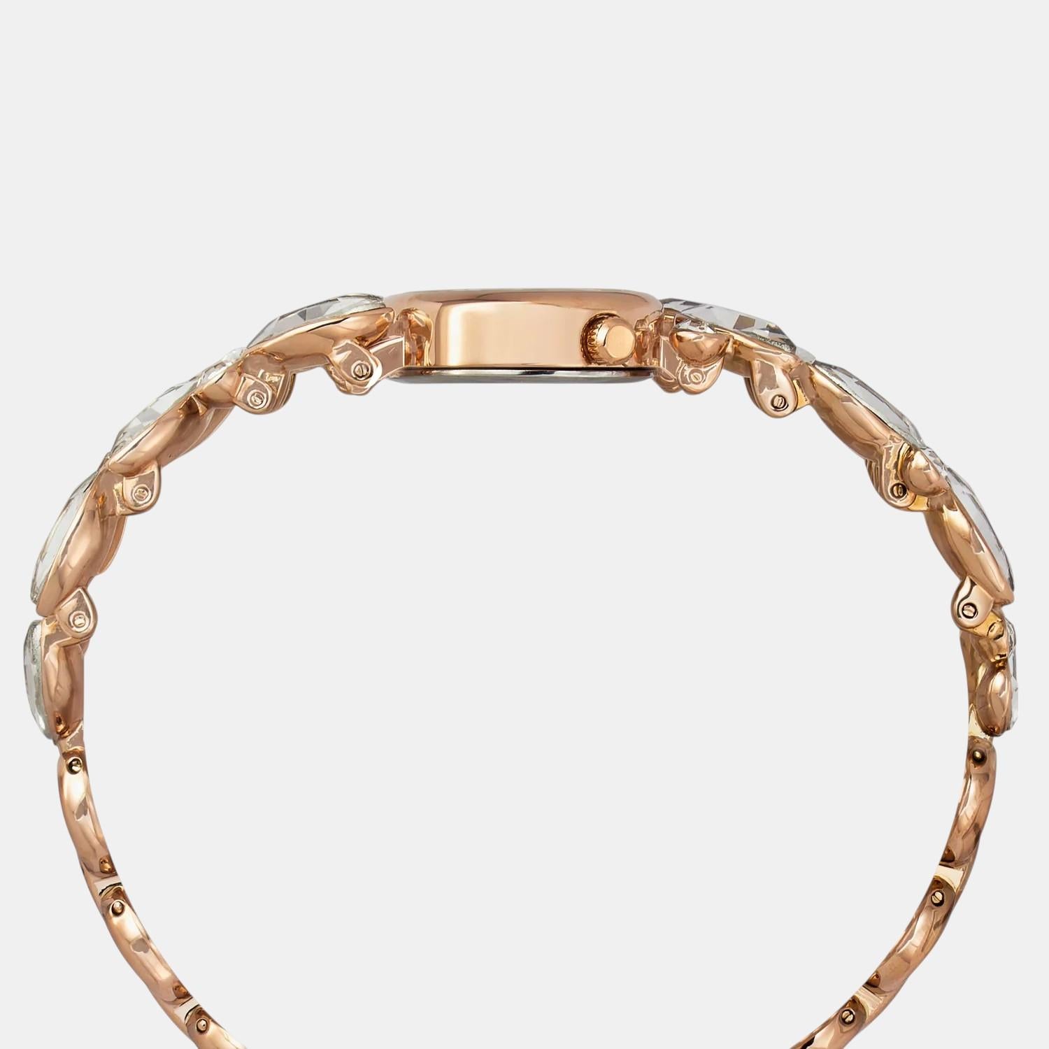 Fria Women Quartz Mother Of Pearl Dial Analog Brass Watch TWEL20902