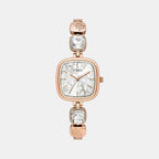 Fria Women Quartz Silver Dial Analog Stainless Steel Watch TWEL21001