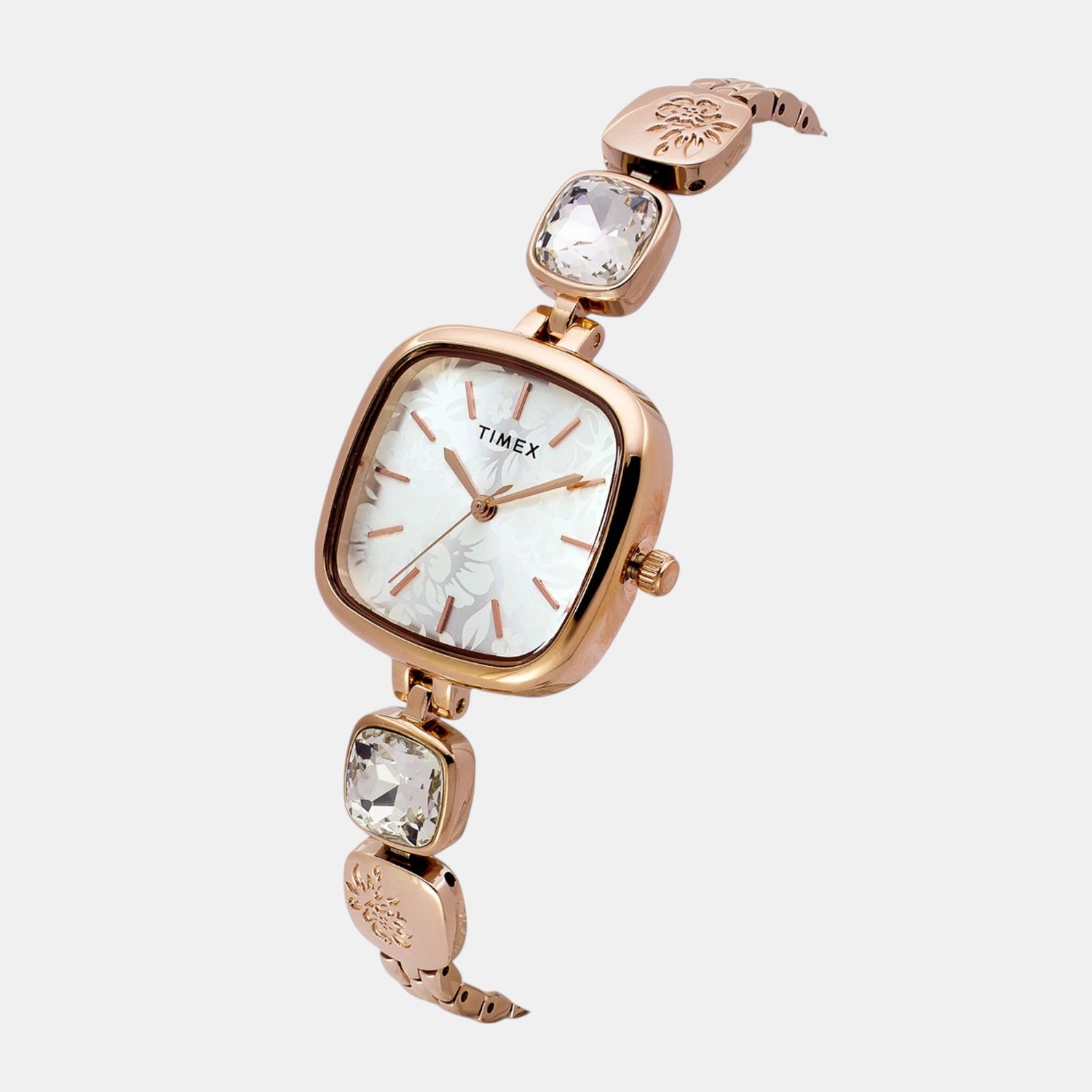 Fria Women Quartz Silver Dial Analog Stainless Steel Watch TWEL21001