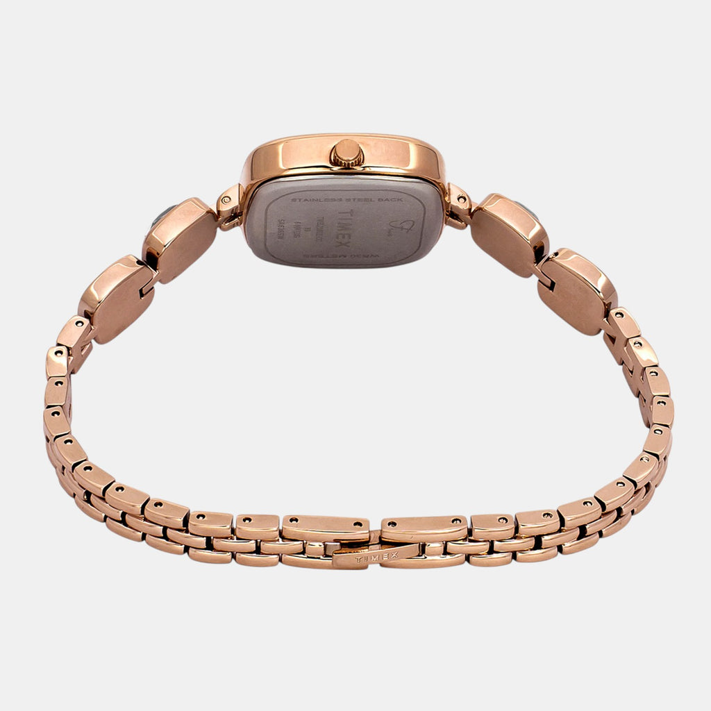 Fria Women Quartz Silver Dial Analog Stainless Steel Watch TWEL21001