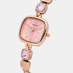 Fria Women Quartz Dial Analog Brass Watch TWEL21002