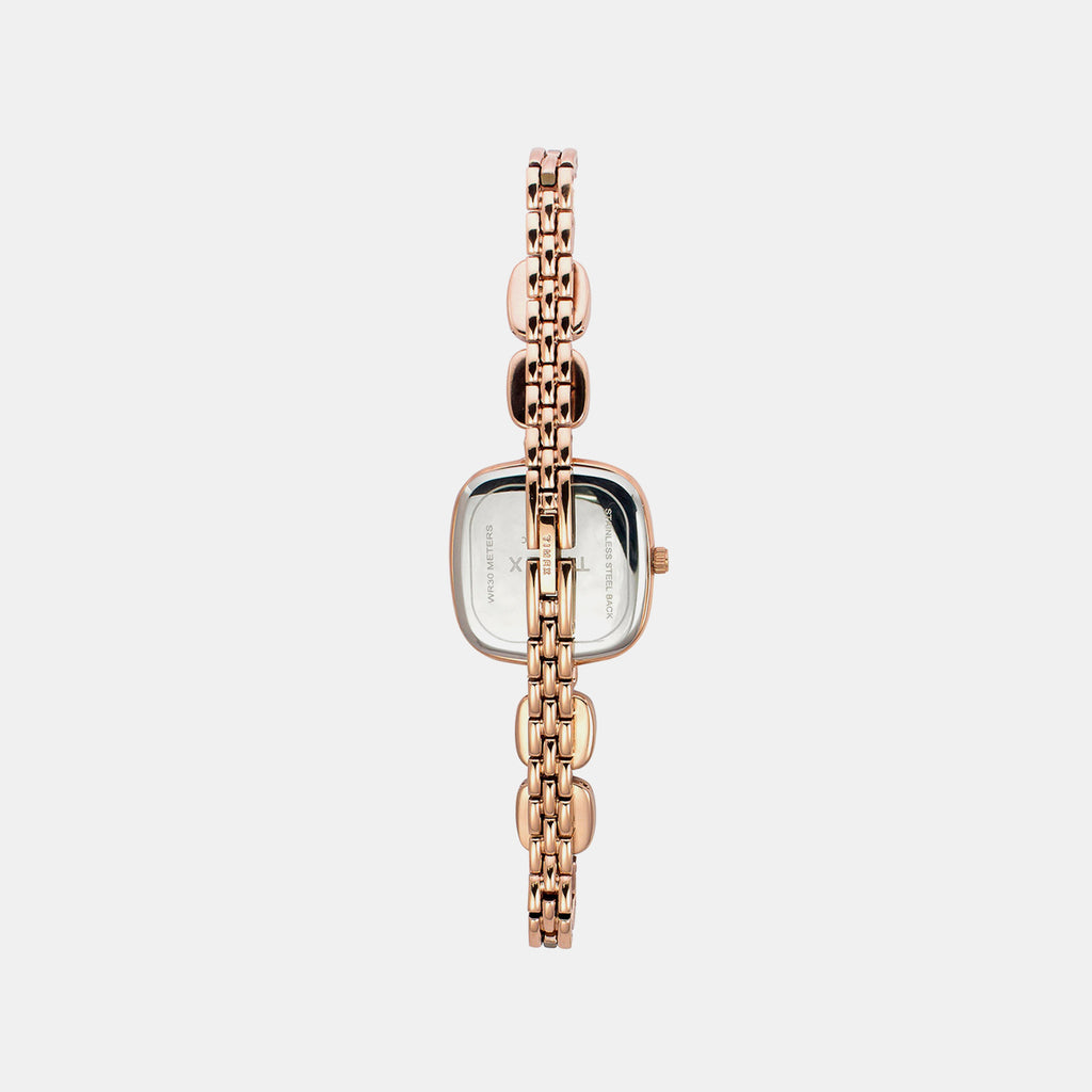 Fria Women Quartz Dial Analog Brass Watch TWEL21002