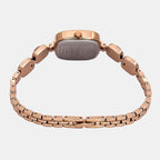 Fria Women Quartz Pink Dial Analog Brass Watch TWEL21002