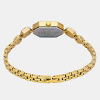 Fria Women Quartz Mother Of Pearl Dial Analog Brass Watch TWEL21100