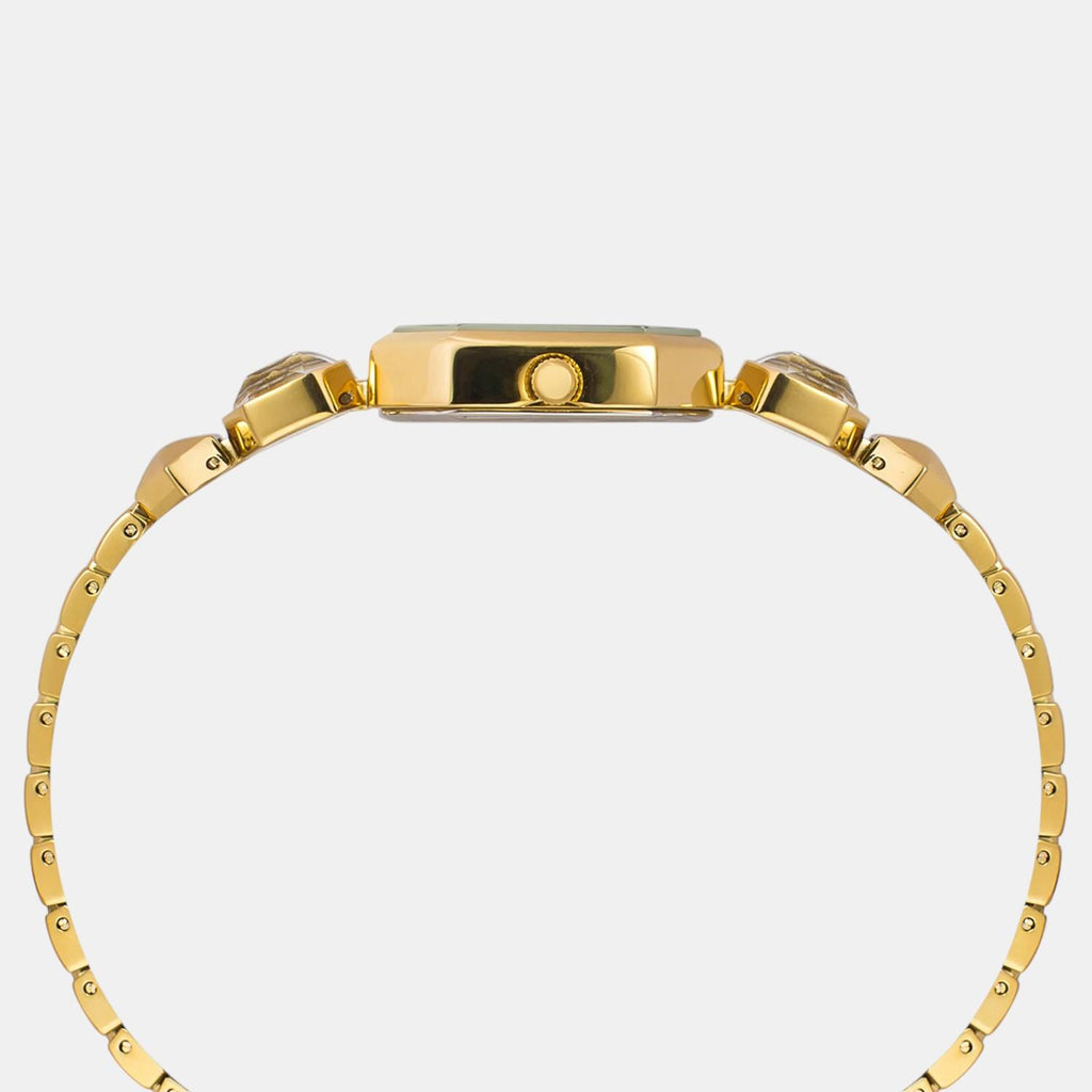 Fria Women Quartz Mother Of Pearl Dial Analog Brass Watch TWEL21100