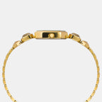 Fria Women Quartz Mother Of Pearl Dial Analog Brass Watch TWEL21100