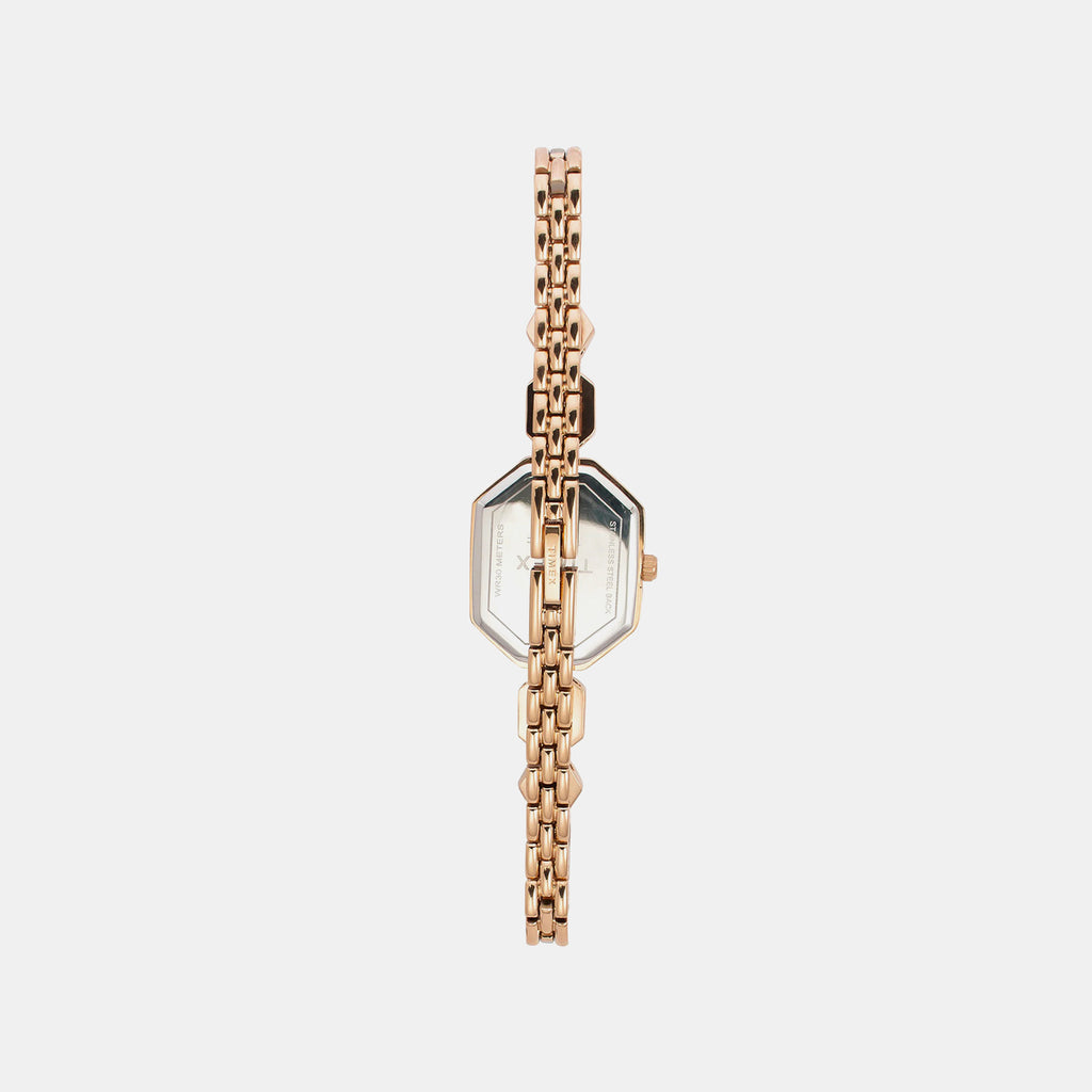 Fria Women Quartz Dial Analog Brass Watch TWEL21101