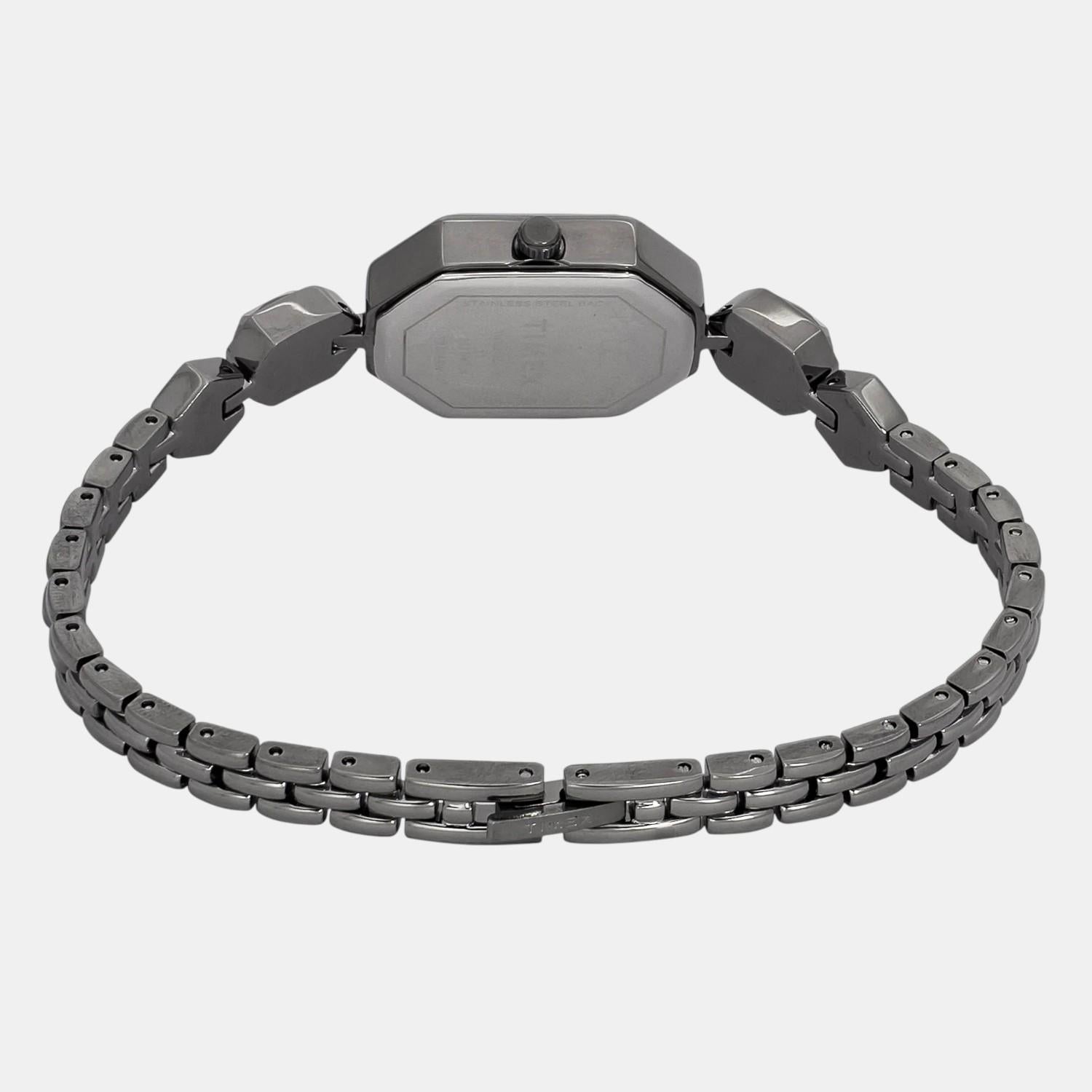 Fria Women Quartz Mother Of Pearl Dial Analog Brass Watch TWEL21102