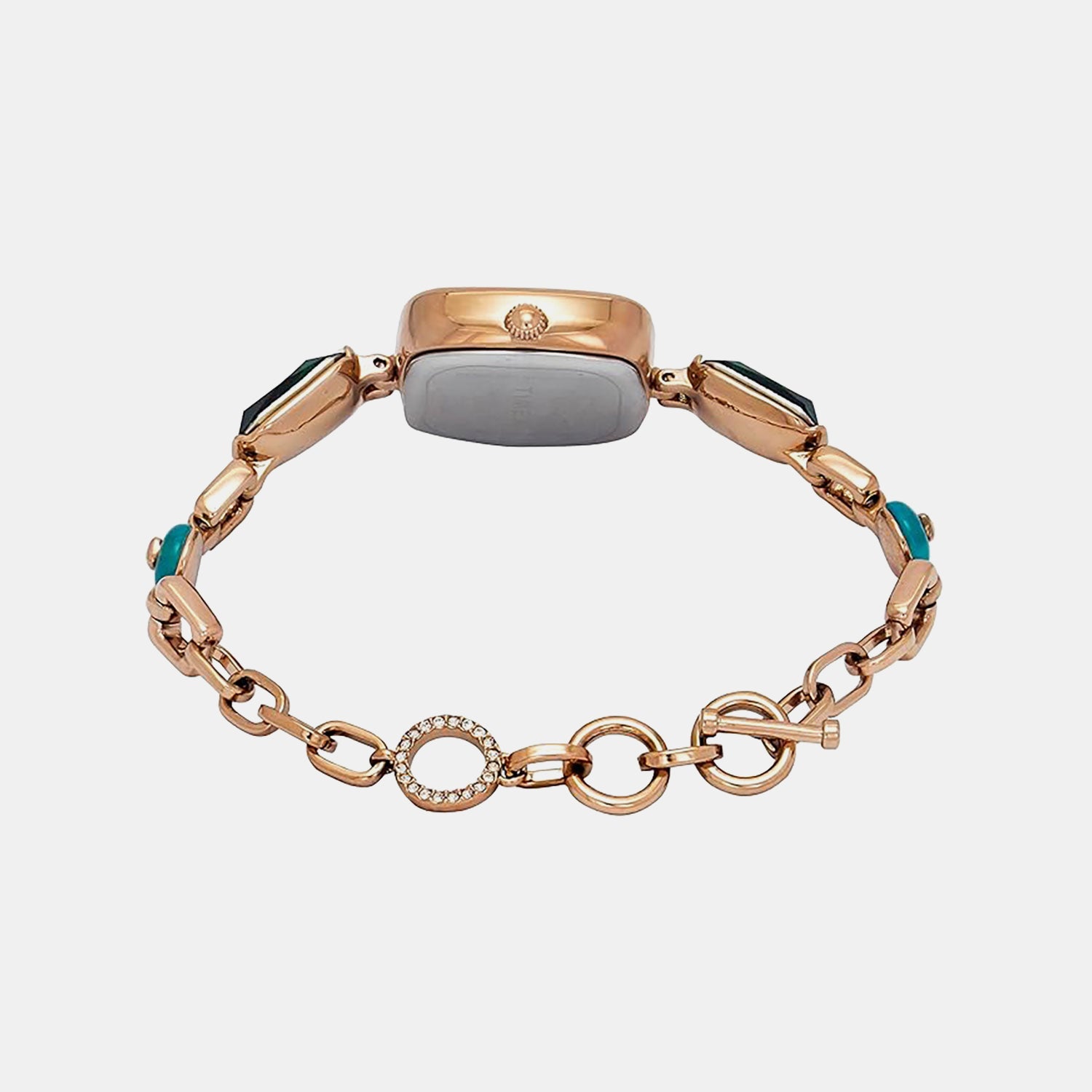 Fria Women Quartz Blue Dial Analog Brass Watch TWEL21201