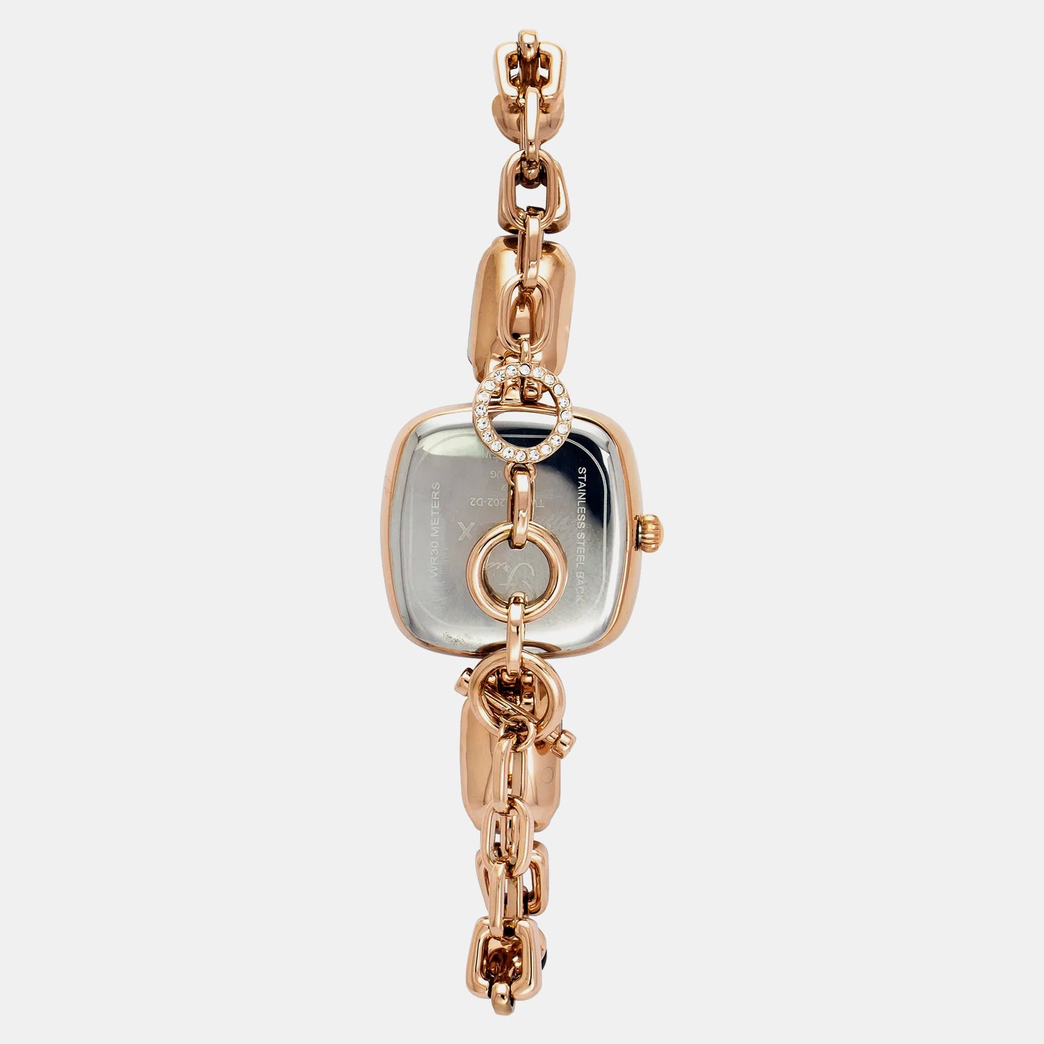 Fria Women Quartz Dial Analog Brass Watch TWEL21202
