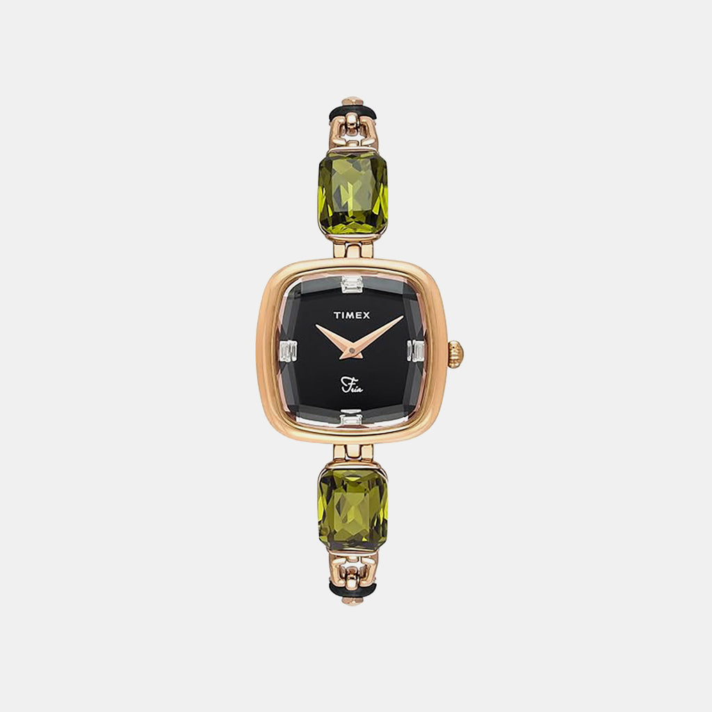 Fria Women Quartz Dial Analog Brass Watch TWEL21202