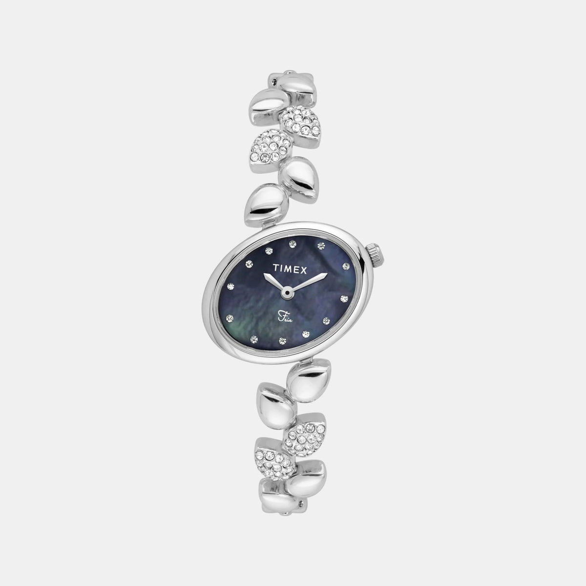 Fria Women Quartz Mother Of Pearl Dial Analog Brass Watch TWEL21300