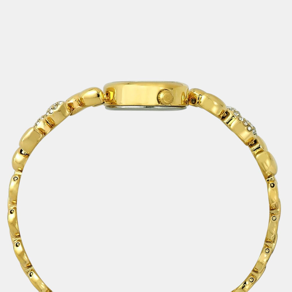 Fria Women Quartz Mother Of Pearl Dial Analog Brass Watch TWEL21301