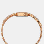 Fria Women Quartz Mother Of Pearl Dial Analog Brass Watch TWEL21302