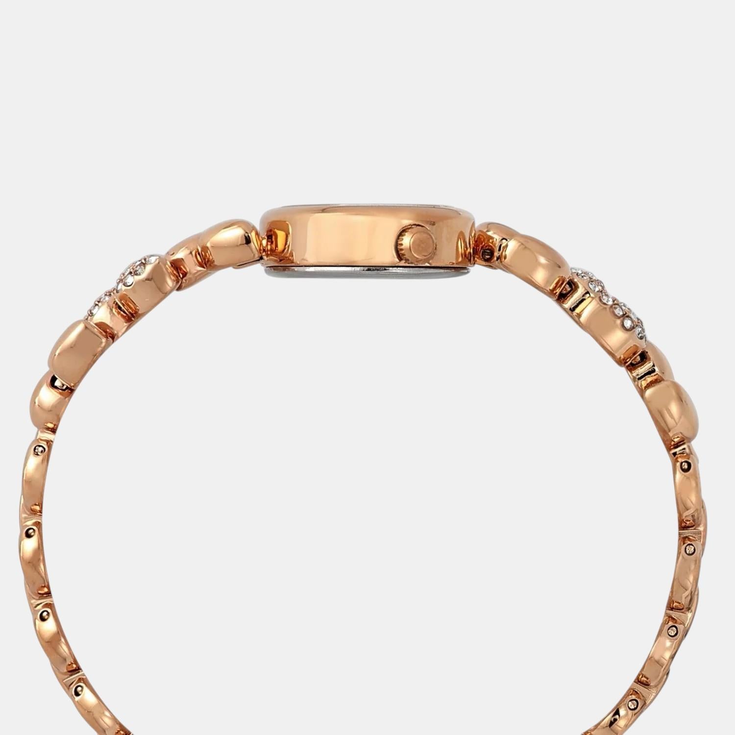 Fria Women Quartz Mother Of Pearl Dial Analog Brass Watch TWEL21302