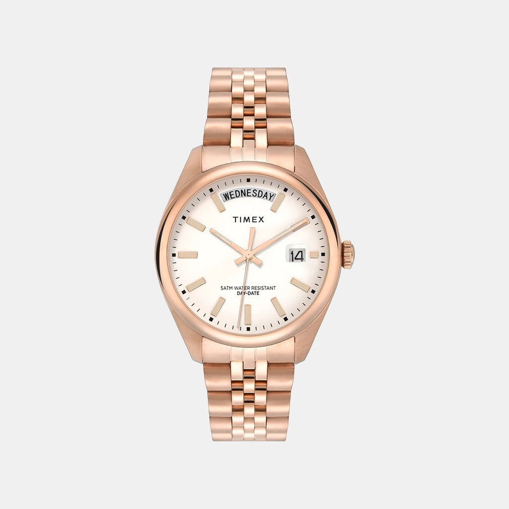 Legacy Women Quartz White Dial Analog Stainless Steel Watch TWEL21401