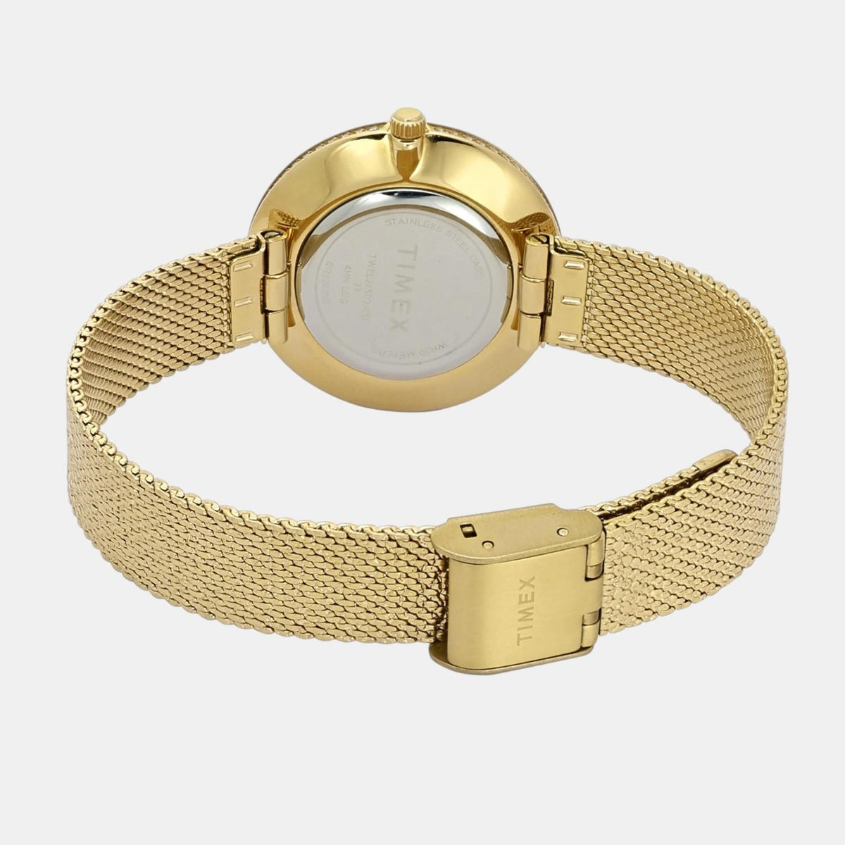 Trendline Women Quartz Green Dial Analog Mesh Watch TWEL21501