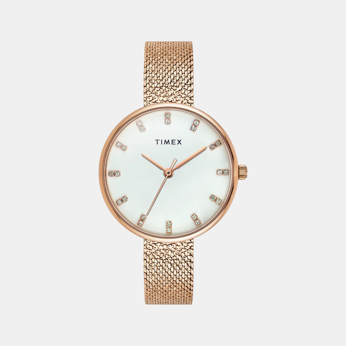 Trendline Women Quartz White Dial Analog Stainless Steel Watch TWEL21502