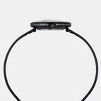 Fashion Women Quartz Black Dial Analog Stainless Steel Watch TWEL21503