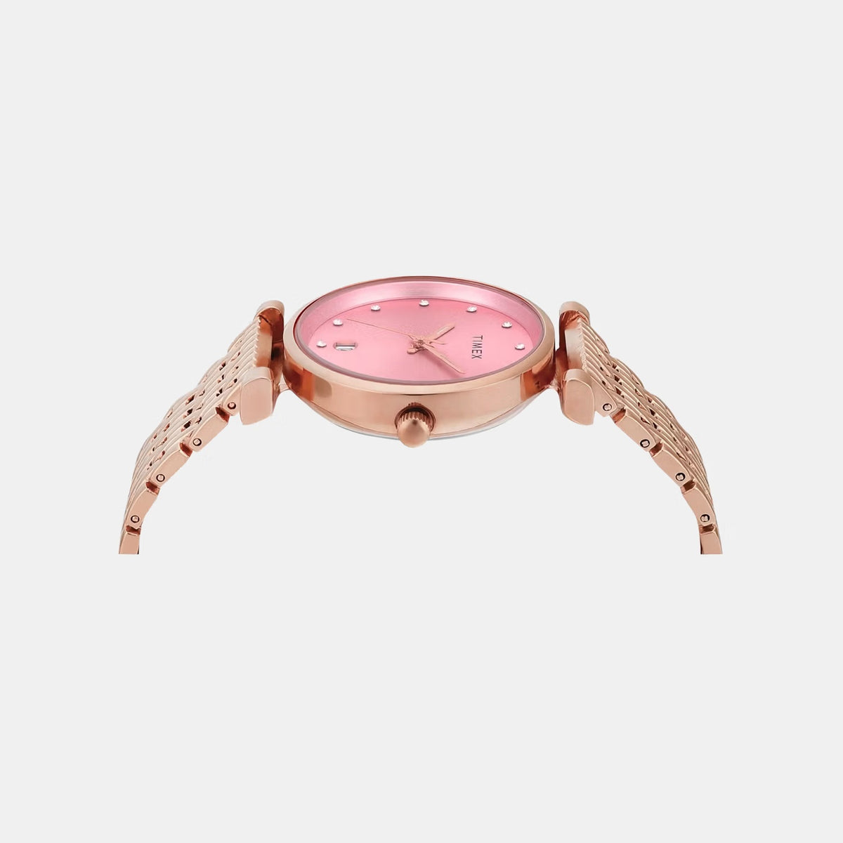 Trendline Women Quartz Pink Dial Analog Brass Watch TWEL21601