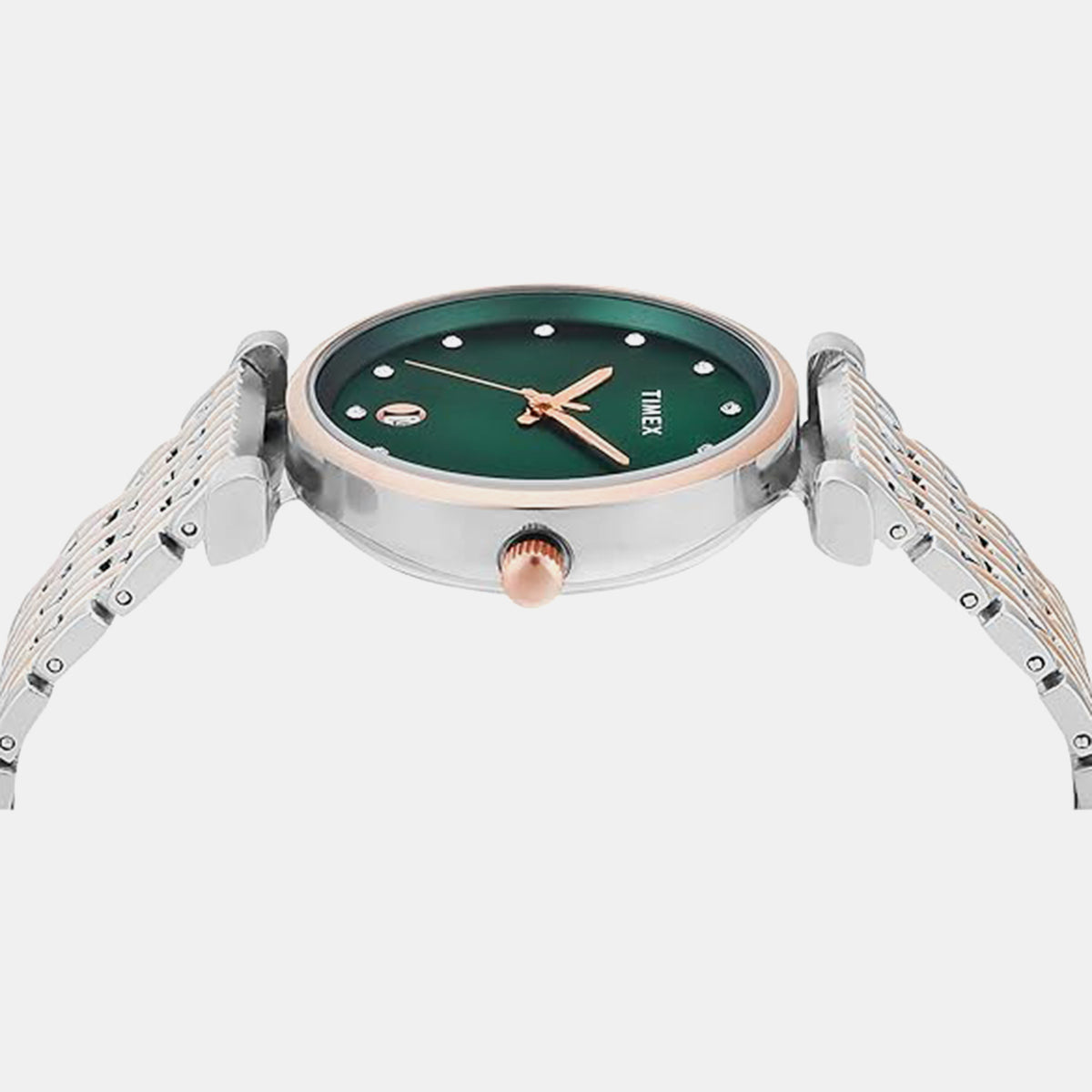 Trendline Women Quartz Green Dial Analog Brass Watch TWEL21603