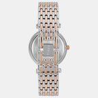 Fashion Women Quartz Green Dial Analog Stainless Steel Watch TWEL21603
