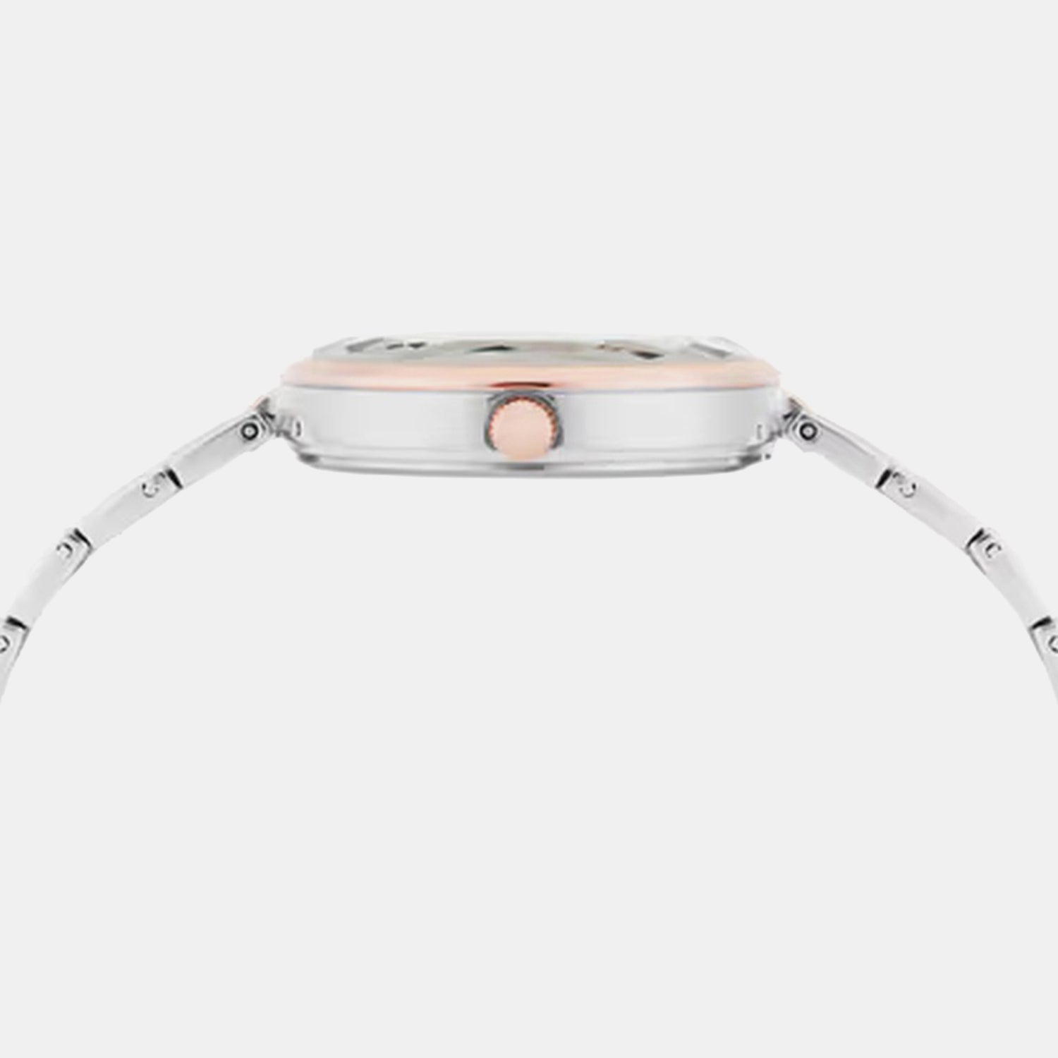 Women Quartz Maroon Dial Analog Stainless Steel Watch TWEL21702