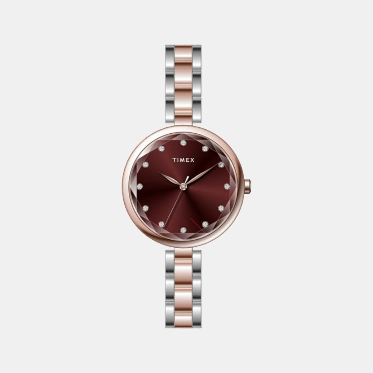 Trendline Women Quartz Red Dial Analog Brass Watch TWEL21702