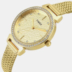 Trendline Women Quartz Champagne Dial Analog Stainless Steel Watch TWEL22303
