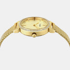 Trendline Women Quartz Champagne Dial Analog Stainless Steel Watch TWEL22303