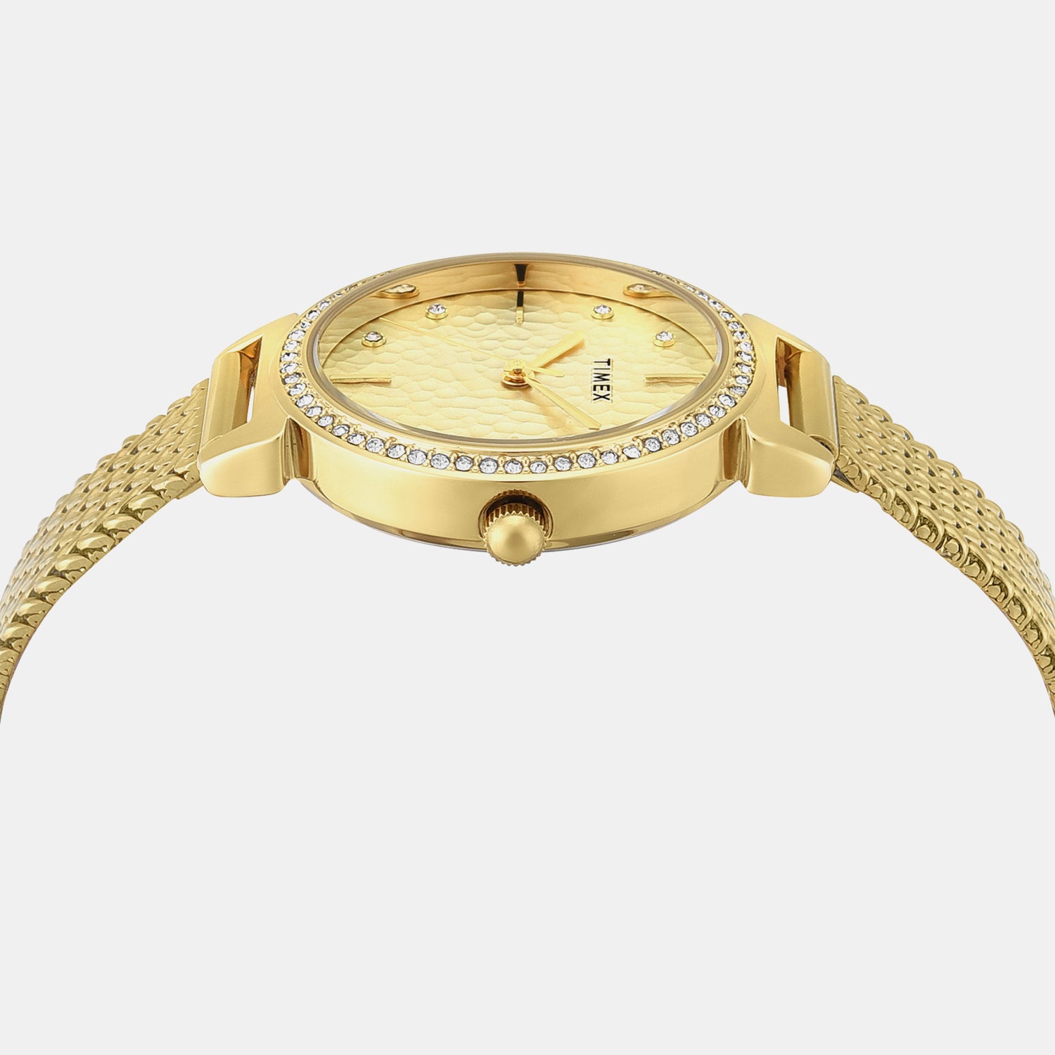 Trendline Women Quartz Champagne Dial Analog Stainless Steel Watch TWEL22303