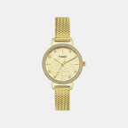 Trendline Women Quartz Champagne Dial Analog Stainless Steel Watch TWEL22303