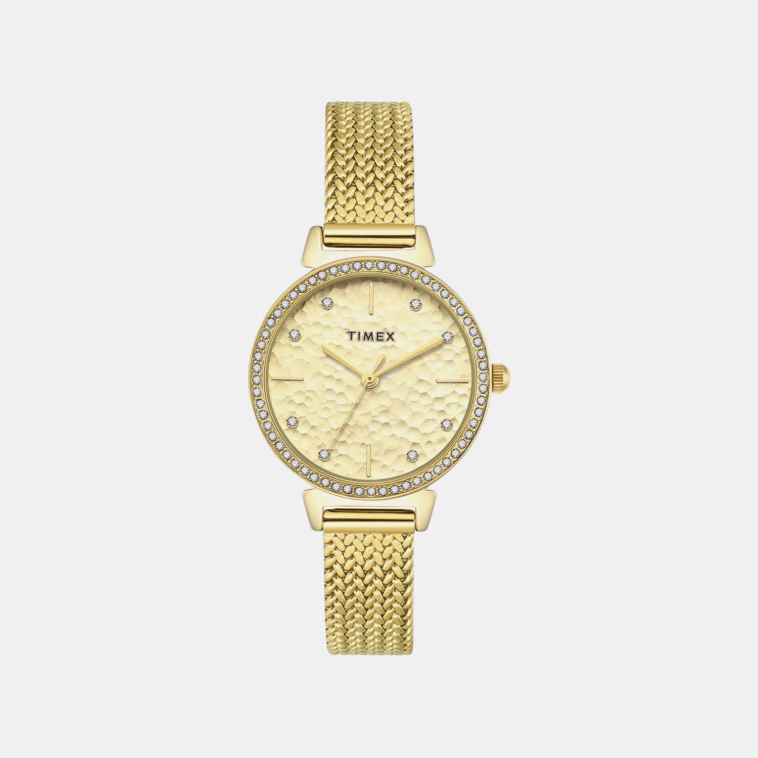 Trendline Women Quartz Champagne Dial Analog Stainless Steel Watch TWEL22303