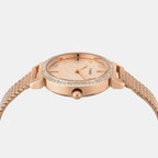 Trendline Women Quartz Rose Gold Dial Analog Stainless Steel Watch TWEL22304