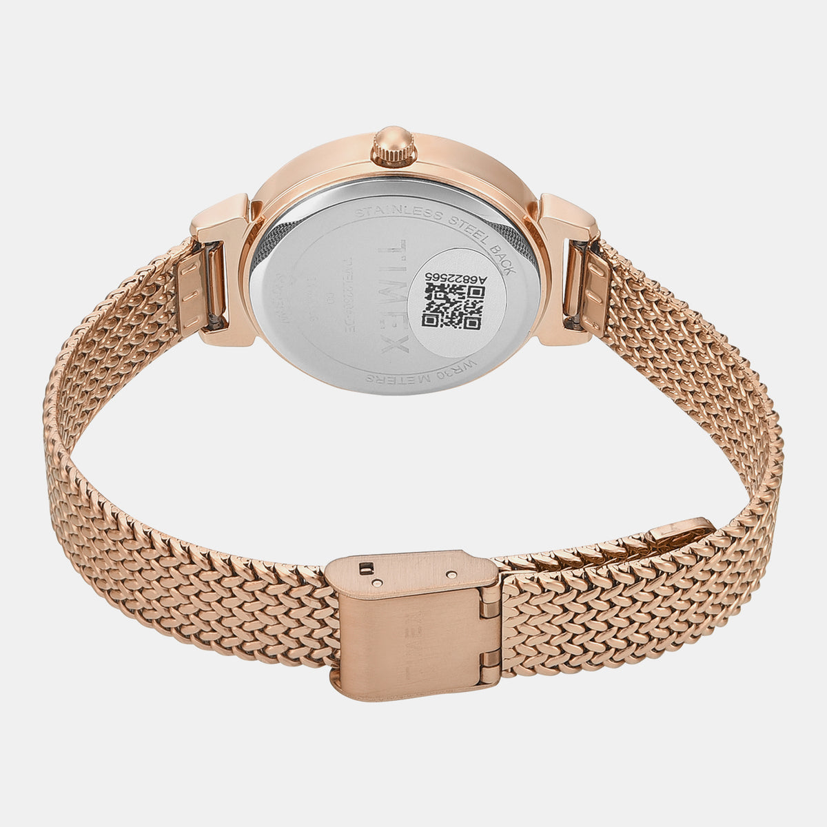 Trendline Women Quartz Rose Gold Dial Analog Mesh Watch TWEL22304