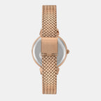 Trendline Women Quartz Rose Gold Dial Analog Stainless Steel Watch TWEL22304