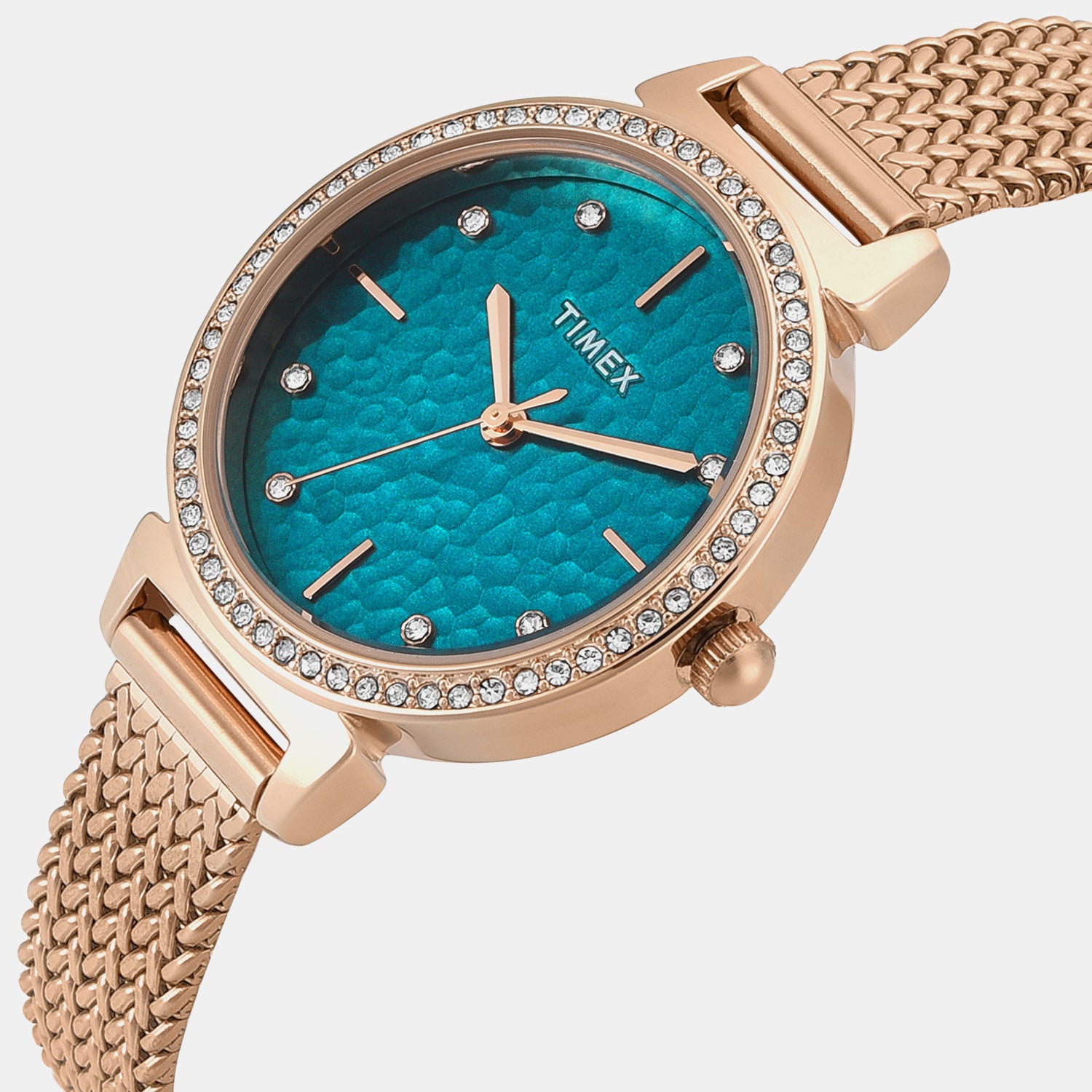 Trendline Women Quartz Teal Dial Analog Stainless Steel Watch TWEL22305