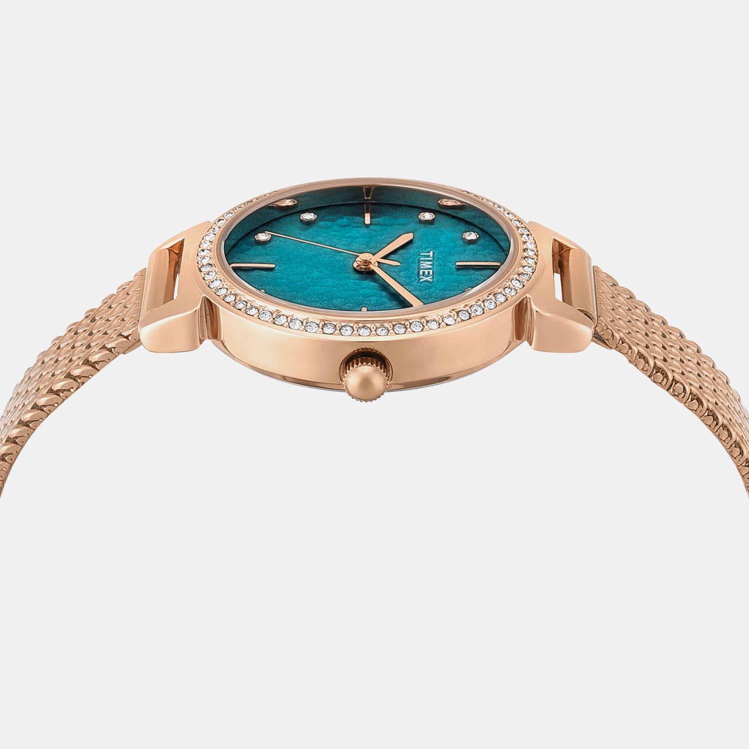 Trendline Women Quartz Teal Dial Analog Stainless Steel Watch TWEL22305