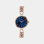 Fria Women Quartz Dial Analog Brass Watch TWEL23802
