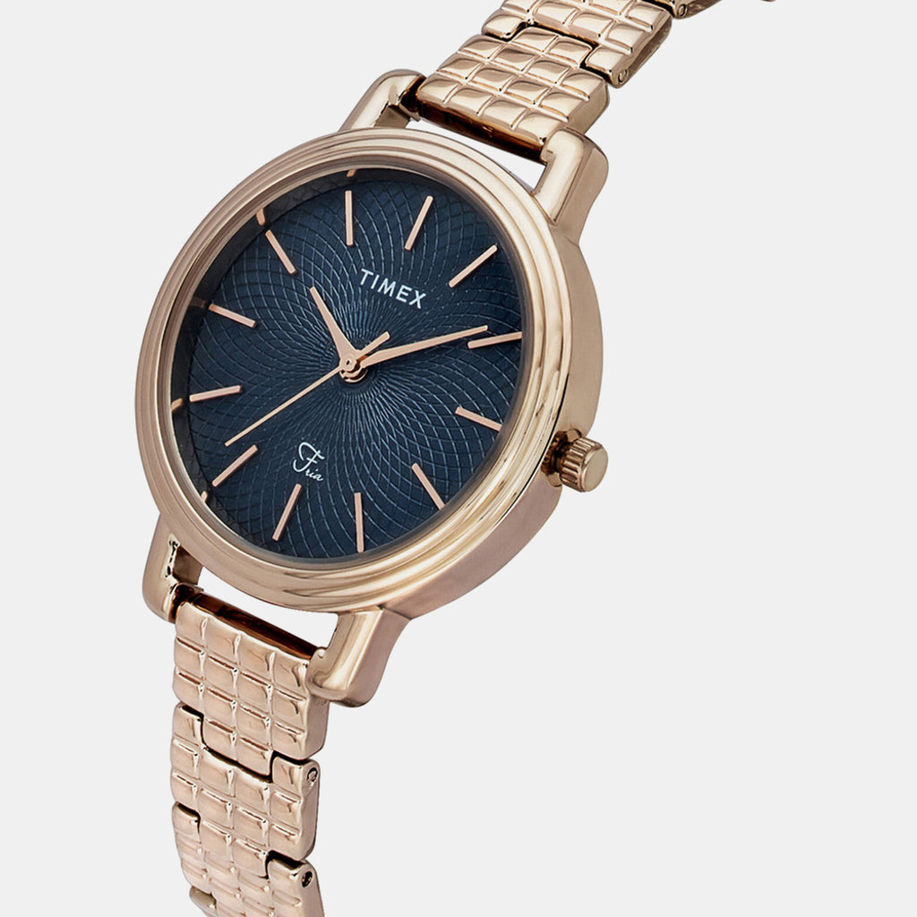 Fria Women Quartz Dial Analog Brass Watch TWEL23901