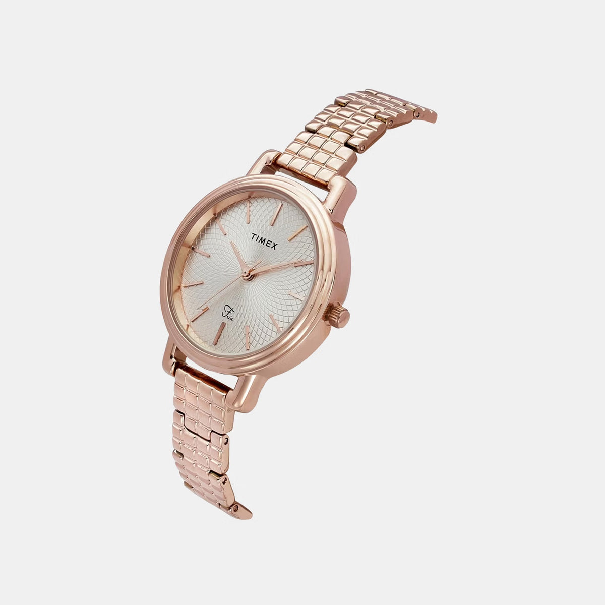 Fria Women Quartz Ivory Dial Analog Brass Watch TWEL23902