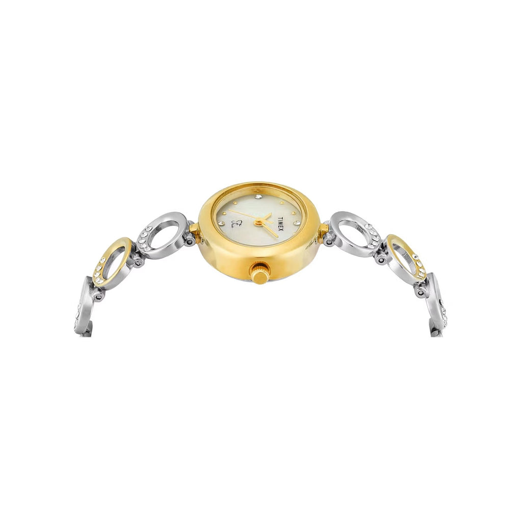 Fria Women Quartz Dial Analog Brass Watch TWEL24000
