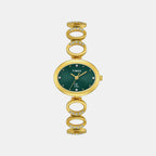 Fria Women Quartz Dial Analog Brass Watch TWEL24001