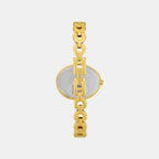 Fria Women Quartz Dial Analog Brass Watch TWEL24001