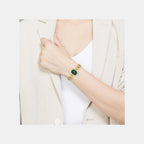 Fria Women Quartz Dial Analog Brass Watch TWEL24001